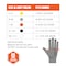 Ergodyne ANSI A2 PU Coated CR Gloves 12-Pair, Gray, Size XXL 7024-12PR - alternate 6